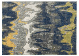 Image for Alanson Blue/Gray/Yellow Large Rug
