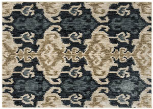 Image for Saville Blue/Brown Large Rug