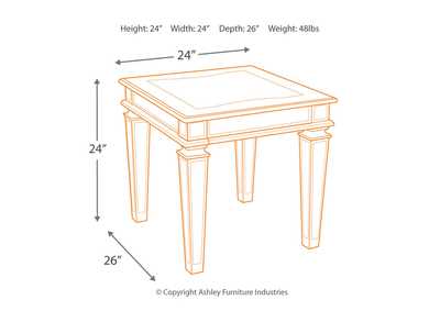 Tessani End Table,Direct To Consumer Express
