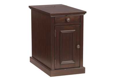 Image for Laflorn Chairside End Table with USB Ports & Outlets