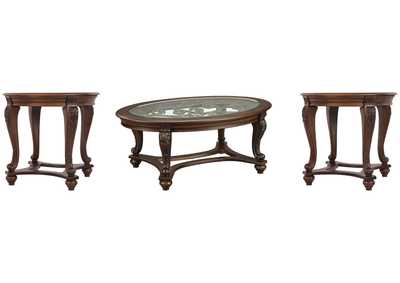 Image for Norcastle Coffee Table with 2 End Tables