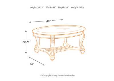Norcastle Coffee Table,Direct To Consumer Express