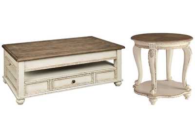 Image for Realyn Coffee Table with 1 End Table