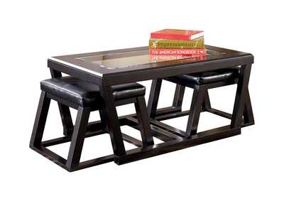 Image for Kelton Coffee Table with Nesting Stools