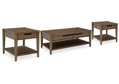 Roanhowe Coffee Table and 2 End Tables,Signature Design By Ashley