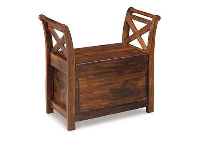Image for Abbonto Brown Accent Bench