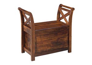 Image for Abbonto Warm Brown Bench