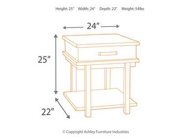 Stanah End Table,Direct To Consumer Express