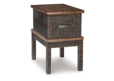 Image for Stanah Chairside End Table with USB Ports & Outlets