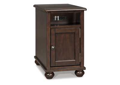 Image for Barilanni Chairside End Table with USB Ports & Outlets