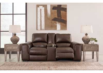 Alessandro Power Reclining Loveseat with Console,Signature Design By Ashley