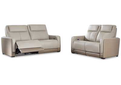 Image for Battleville Power Reclining Sofa and Loveseat