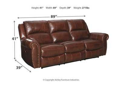 Bingen Power Reclining Sofa,Signature Design By Ashley