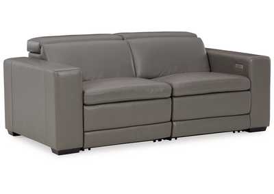 Image for Texline 3-Piece Power Reclining Sectional Loveseat