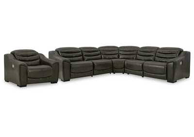 Image for Center Line 5-Piece Sectional with Recliner
