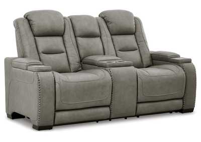 Image for The Man-Den Power Reclining Loveseat with Console