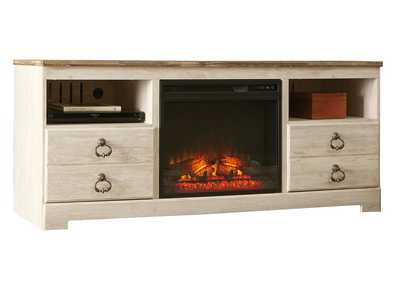 Image for Willowton 64" TV Stand with Electric Fireplace