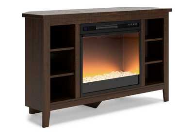 Image for Camiburg Corner TV Stand with Electric Fireplace