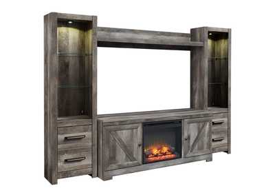 Image for Wynnlow 4-Piece Entertainment Center with Fireplace