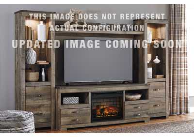 Image for Trinell 4-Piece Entertainment Center with Electric Fireplace