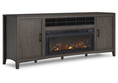 Image for Montillan 84" TV Stand with Electric Fireplace