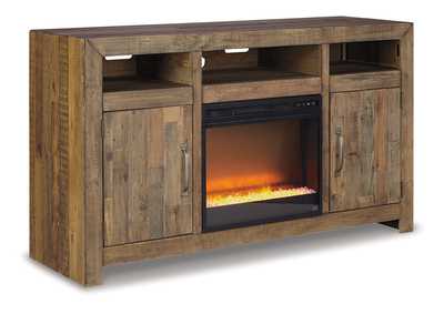 Image for Sommerford 62" TV Stand with Electric Fireplace