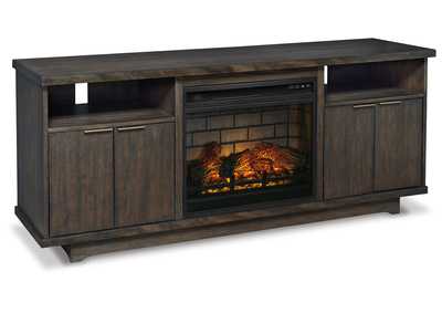 Image for Brazburn 66" TV Stand with Electric Fireplace