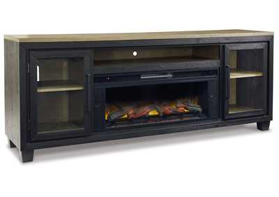 Image for Foyland 83" TV Stand with Electric Fireplace