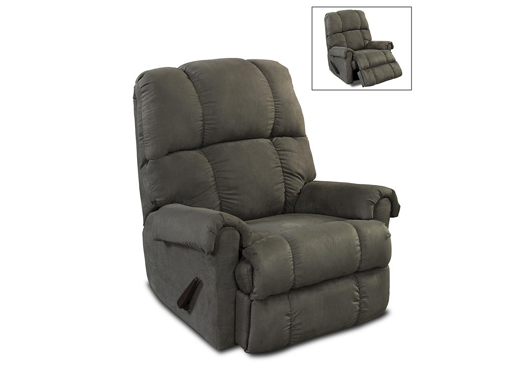 100 Graphite Recliner,Atlantic Bedding & Furniture