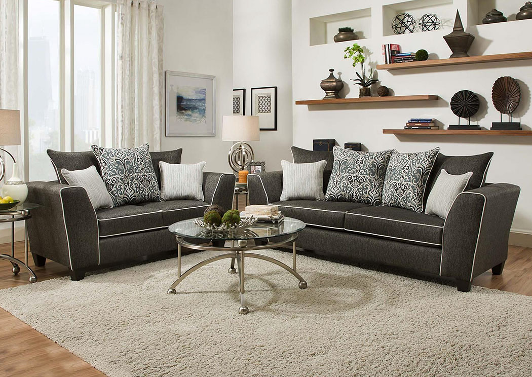 4160 Stoked Ash Sofa,Atlantic Bedding & Furniture