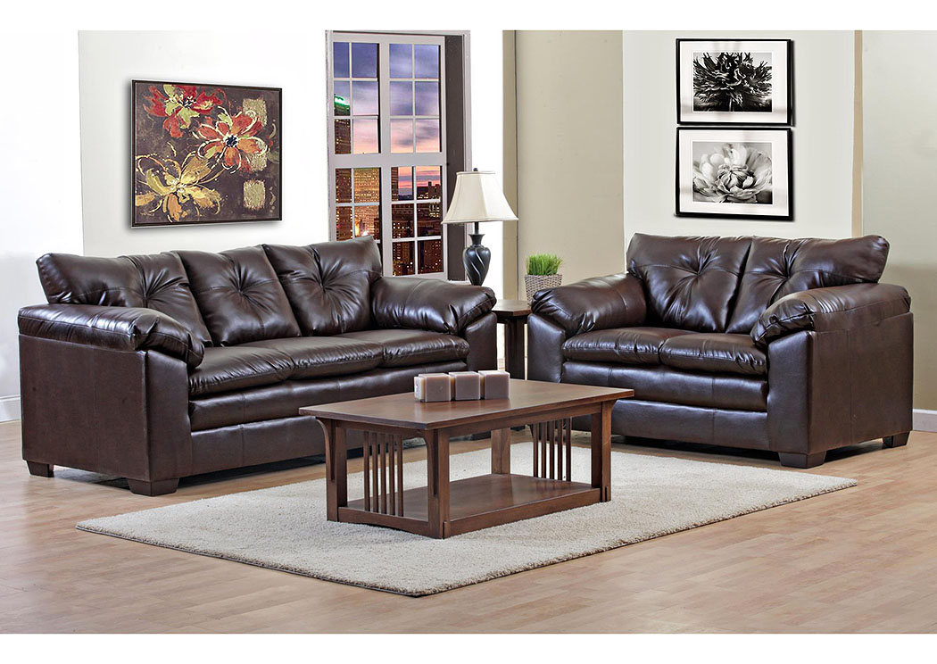 Cowboy Brown Sofa,Atlantic Bedding & Furniture