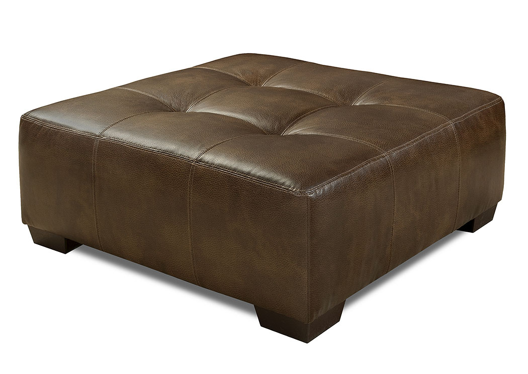 933 McLaren Saddle Cocktail Ottoman,Atlantic Bedding & Furniture