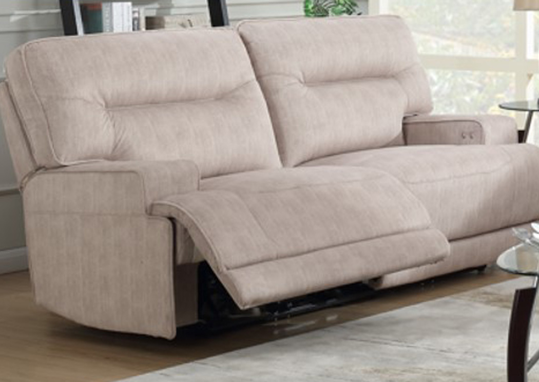 Stanza Wheat Chenille Motion Sofa w/ Power Touch Control,Atlantic Bedding & Furniture