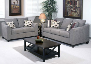 Image for Flyer Metal Euphoria Roxanne Rio Stationary Sofa and Loveseat