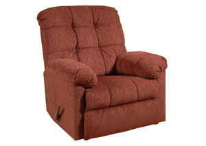 Image for Radar Blue Man Cave Rocker Recliner (Shown in Wine)