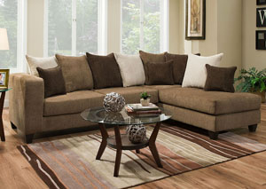 Image for 4125 Perth Leather Right Facing Chaise Sectional