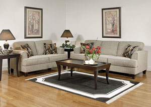 Image for Soprano Radical Peppercorn Stationary Sofa and Loveseat
