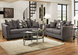 Image for Jitterbug Gray Loveseat