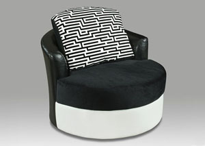 Image for 900 Jefferson-Implosion Black Swivel Chair