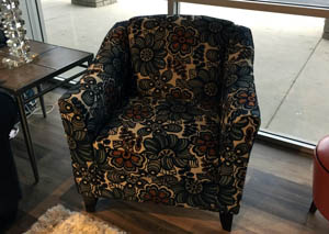 Image for Addison Navy/Darling Blue Accent Chair 