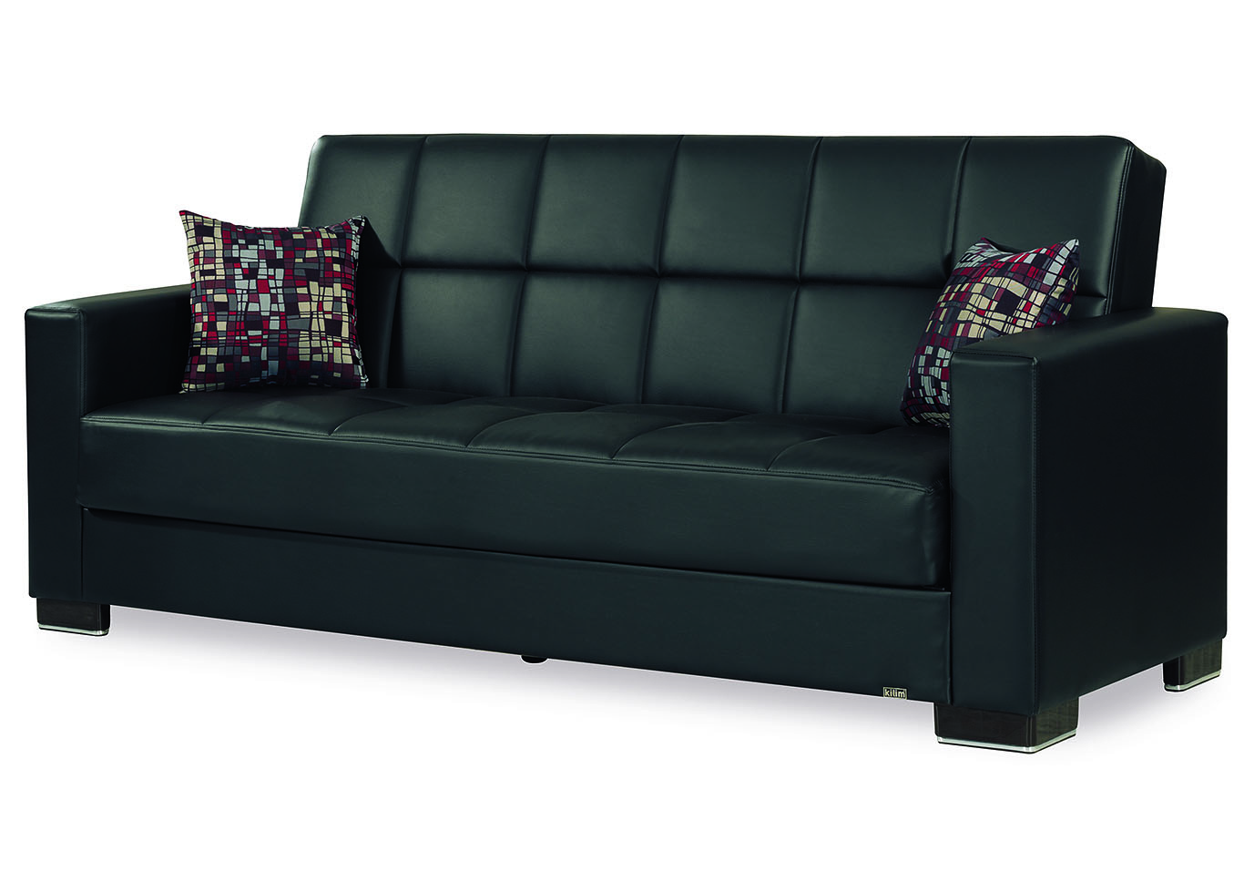 Armada Black Sofabed,Ottomanson (Previously Casamode)