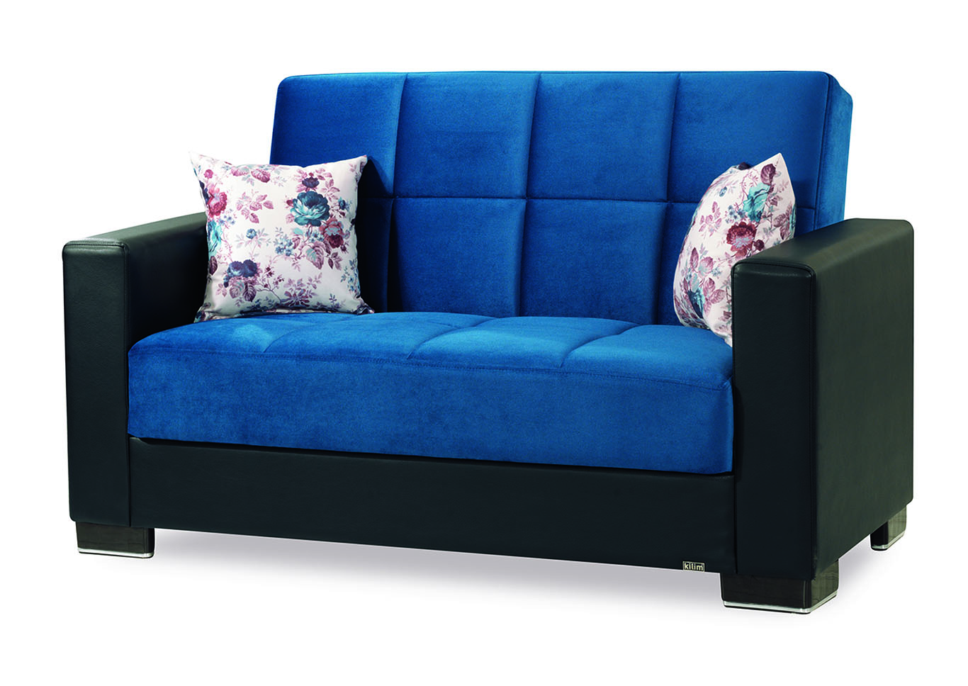 Armada Emerald Blue Loveseat,Ottomanson (Previously Casamode)