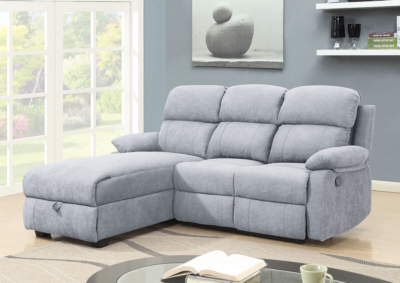 Aspen Grey Sectional,Ottomanson (Previously Casamode)