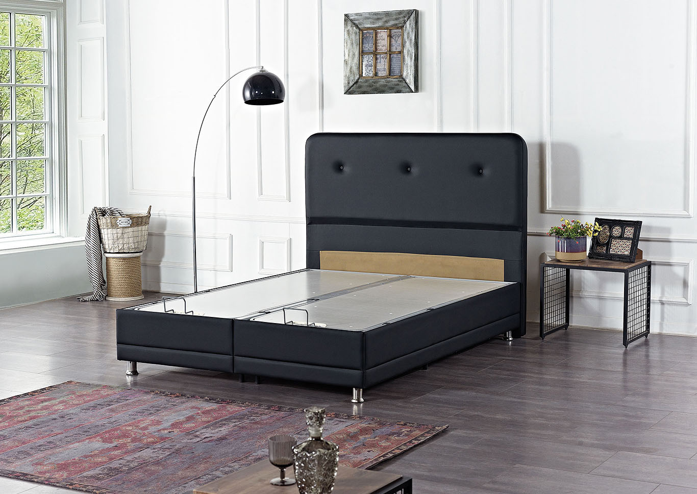 Casarest Black Full Storage Bed,Ottomanson (Previously Casamode)