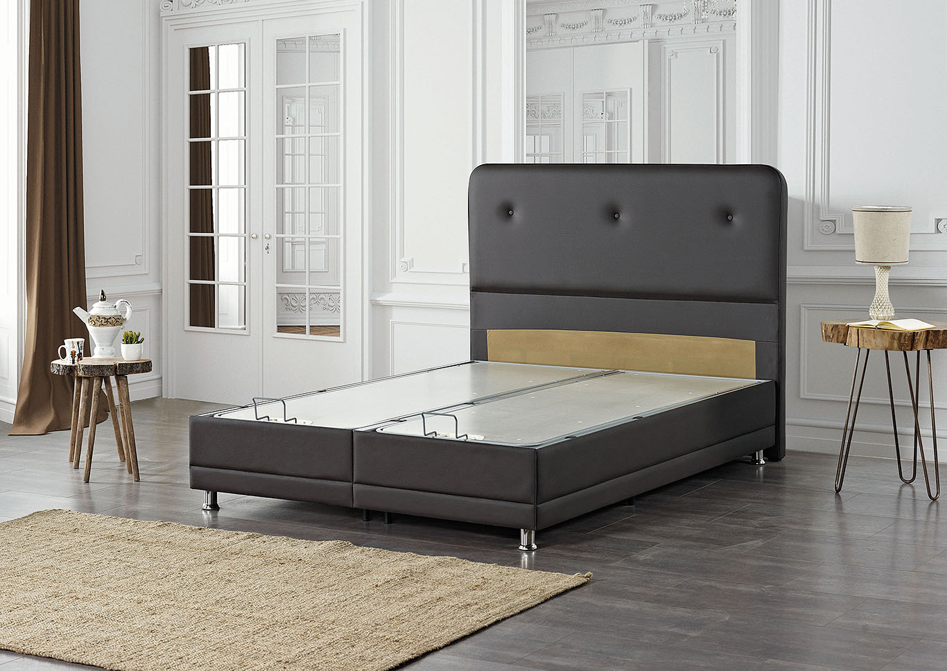 Casarest Brown Twin Storage Bed,Ottomanson (Previously Casamode)