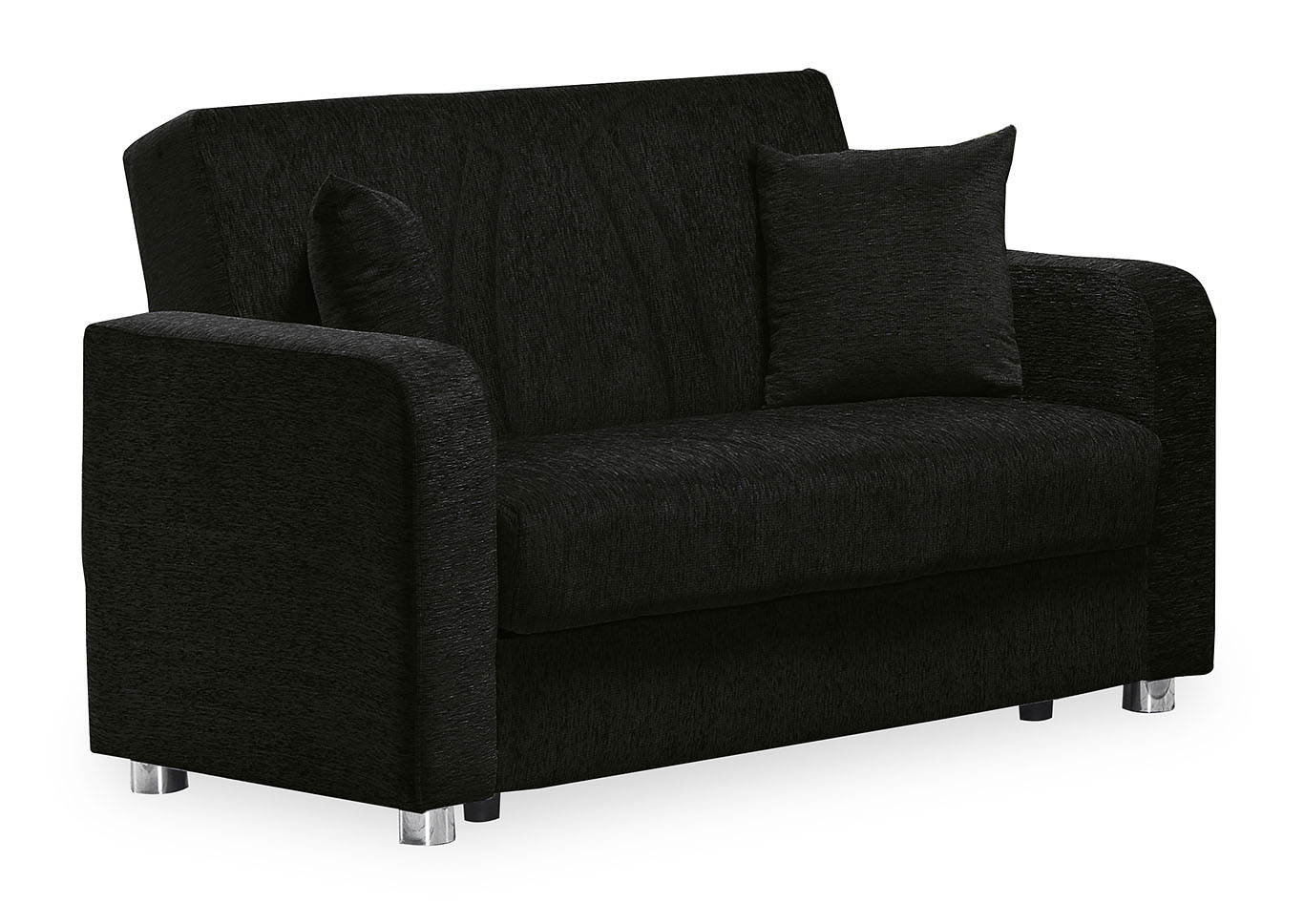 Elegance (Joker) Black Loveseat,Ottomanson (Previously Casamode)