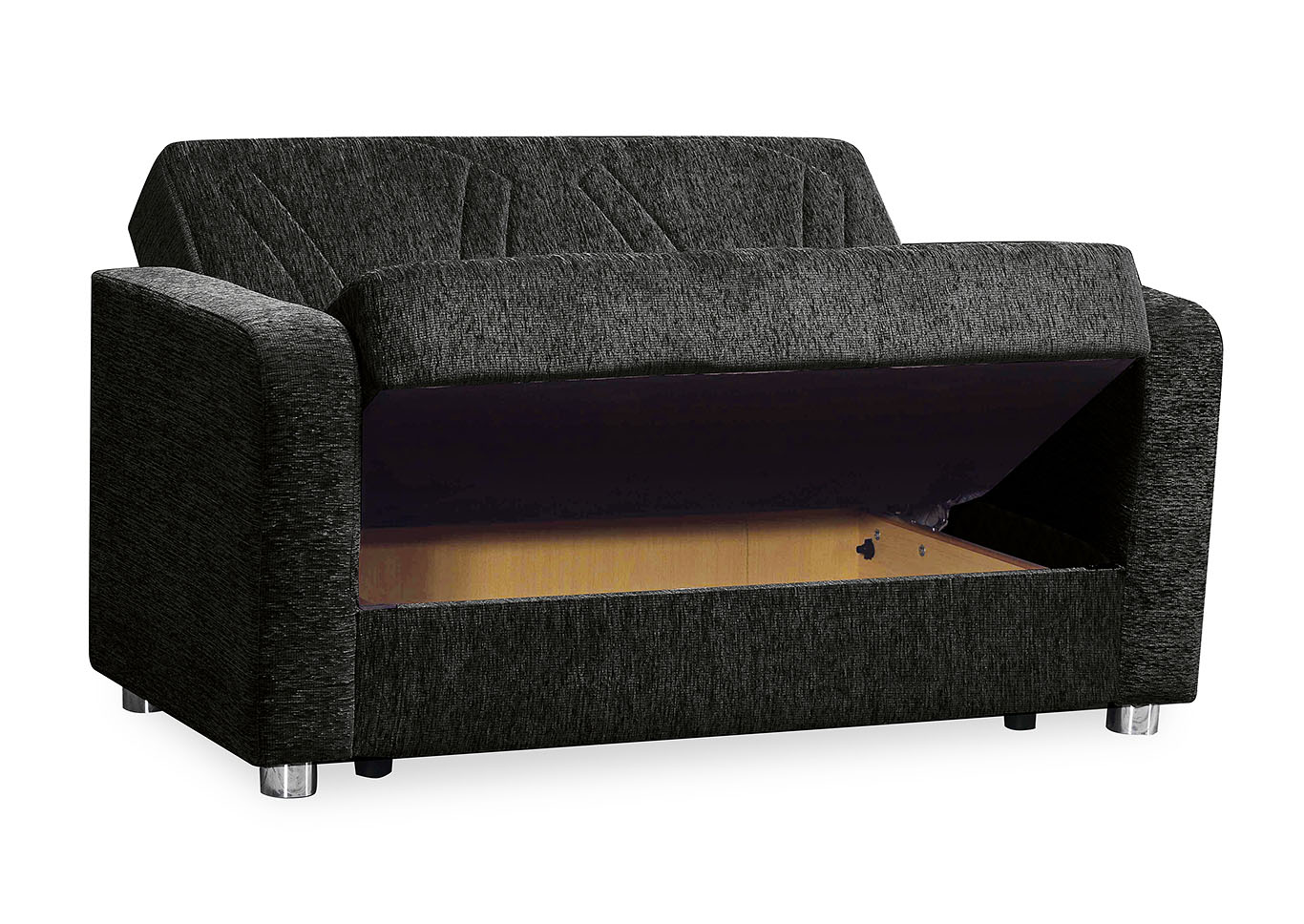 Elegance (Joker) Black Loveseat,Ottomanson (Previously Casamode)