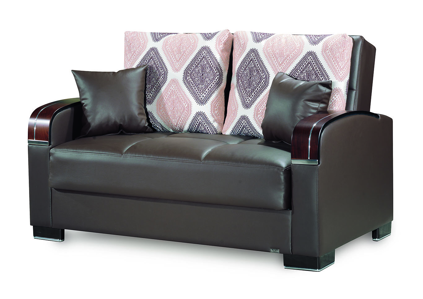 Mobimax Brown Loveseat,Ottomanson (Previously Casamode)