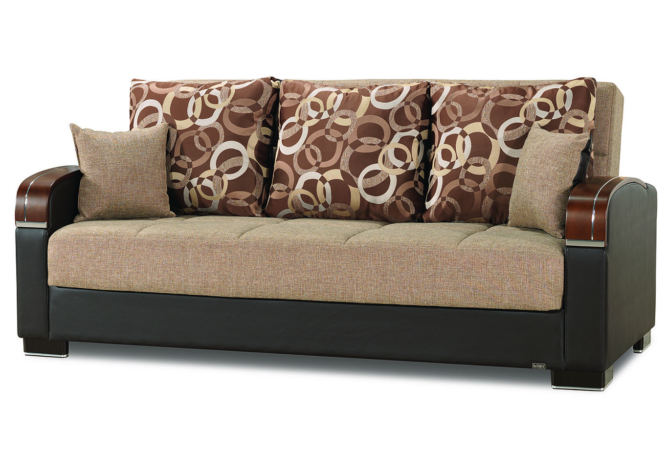 Mobimax Brown Sofabed,Ottomanson (Previously Casamode)