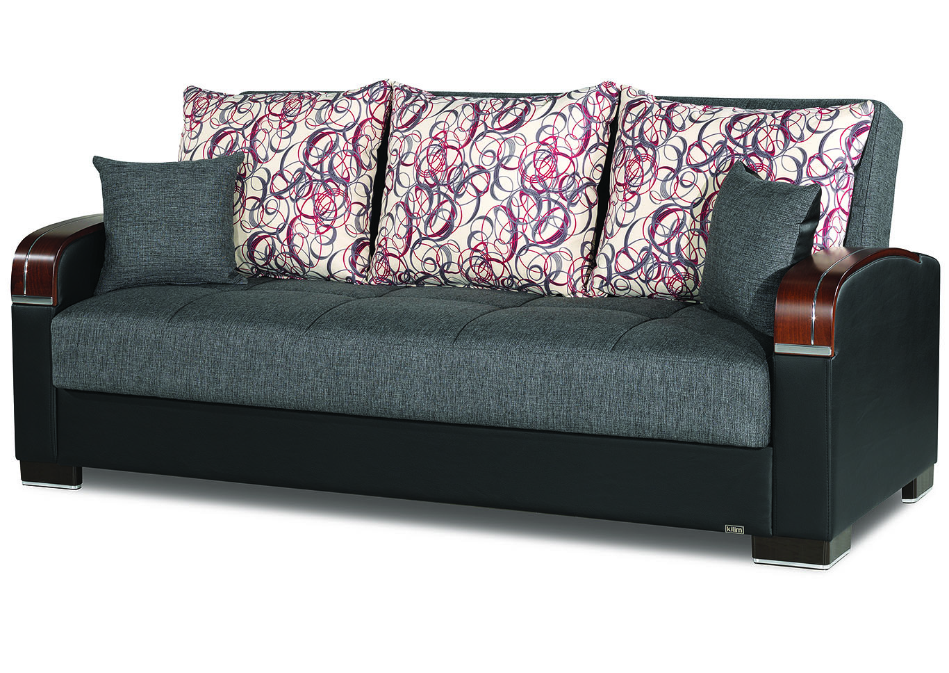 Mobimax Grey Sofabed,Ottomanson (Previously Casamode)